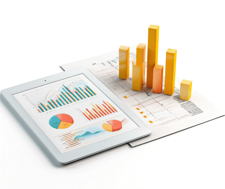 Digital marketing trends shown through analytics dashboards and growth charts - Digital Raj Patadia